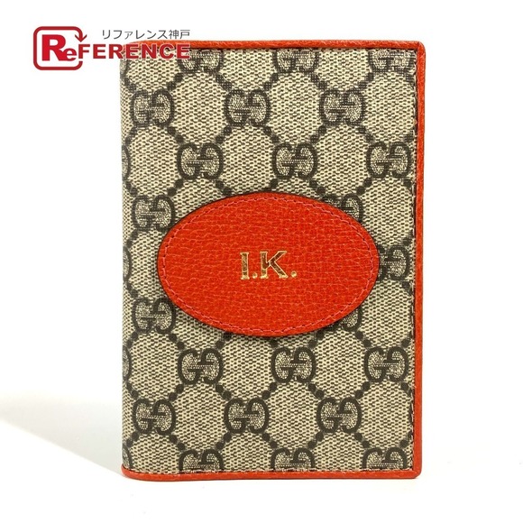 Gucci Supreme Passport Case GG Leather Orange - Picture 1 of 9